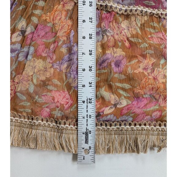 Anthropologie Letruelse Boho Sheer Dress OVersized Sheer Cover-Up Size Small - Picture 13 of 14